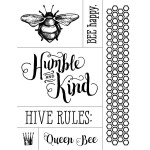 Bee Humble and Kind Chalk Couture Transfer