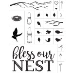 Bless Our Nest Chalk Couture Transfer