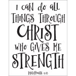 I Can Do All Things Chalk Transfer