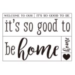 Its So Good to Be Home Chalk Transfer
